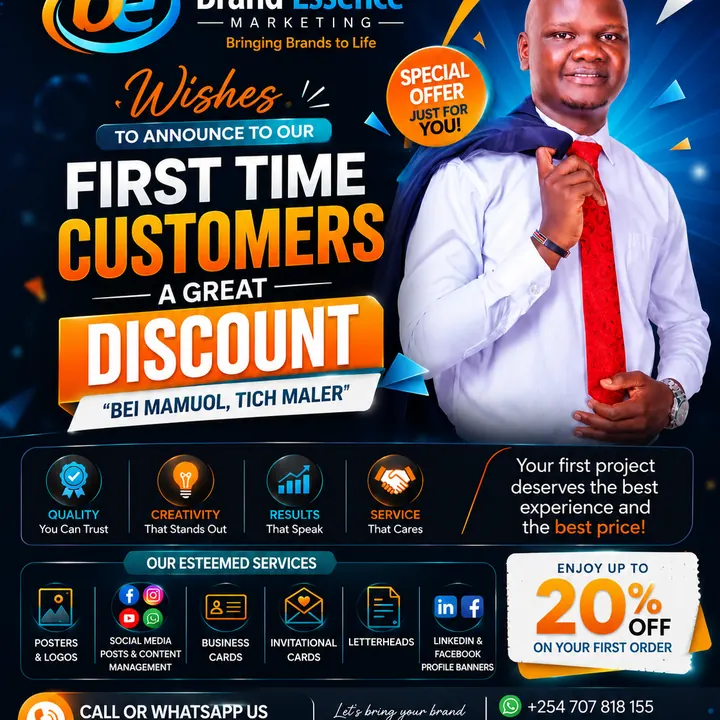 Brand Essence first customer promotion