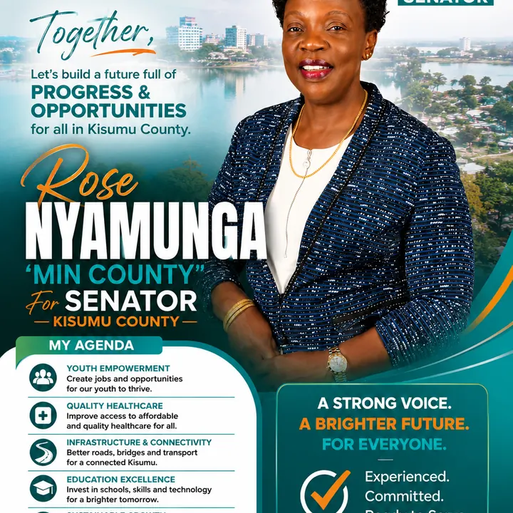 Rose Nyamunga campaign poster